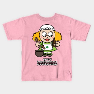 Irish Leprechaun Female Kids T-Shirt